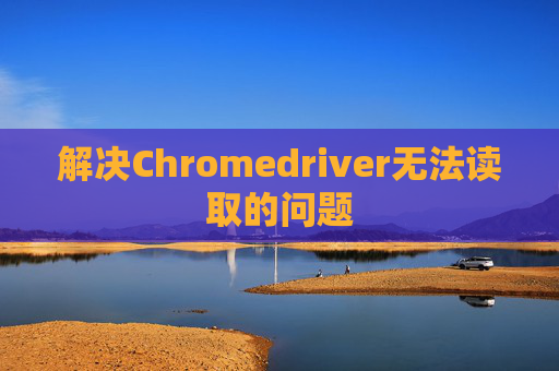 解决Chromedriver无法读取的问题
